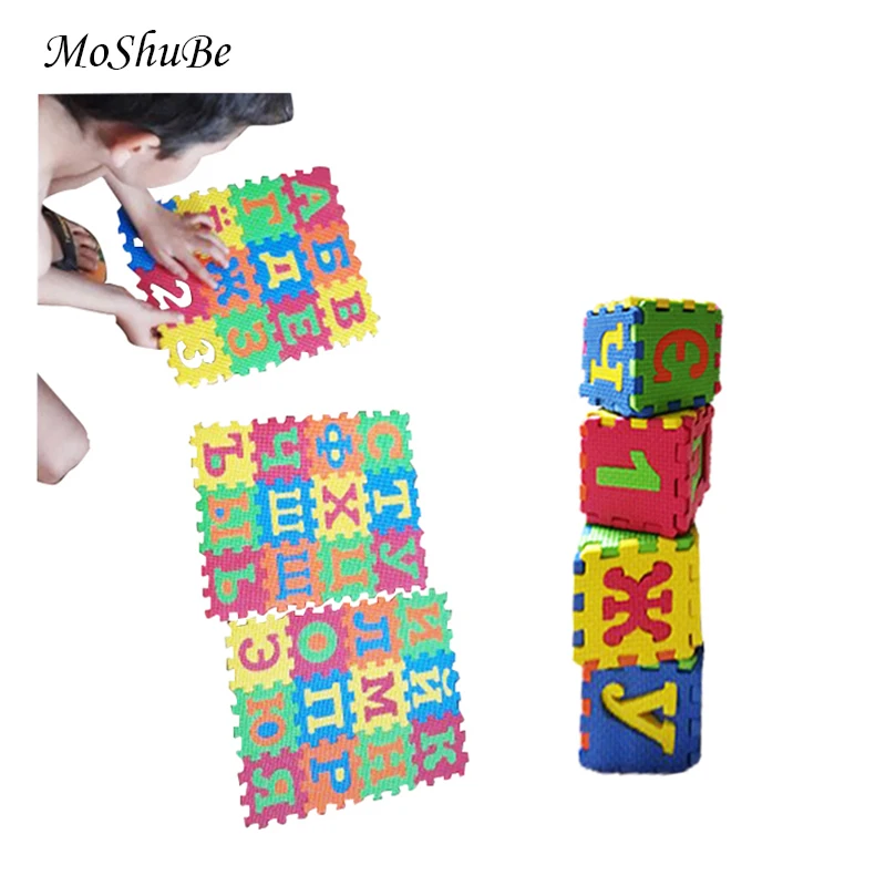 36Pcs/Set Russian Alphabet Jigsaw Carpet Preschool Learning Educational EVA Baby Kids Puzzle Learning Mat Toy For Children
36Pcs/Set Russian Alphabet Jigsaw Carpet Preschool Learning Educational EVA Baby Kids Puzzle Learning Mat Toy For Children