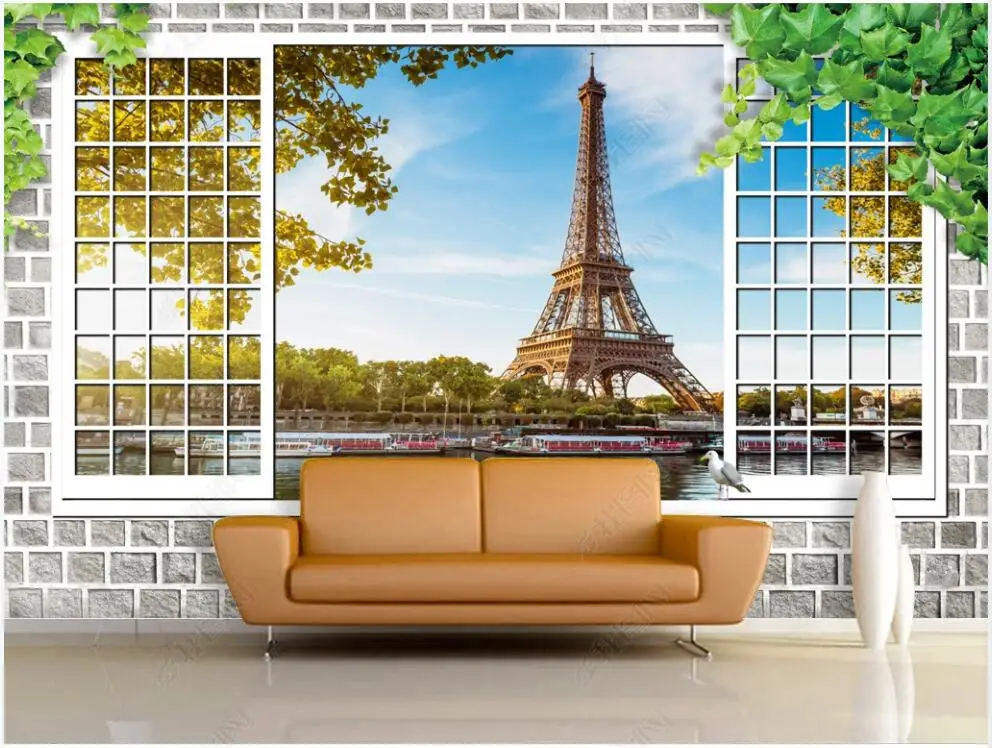 photo wallpaper 3 d custom mural View of the Eiffel Tower from the window home decor living room Wallpaper for walls in rolls
photo wallpaper 3 d custom mural View of the Eiffel Tower from the window home decor living room Wallpaper for walls in rolls
