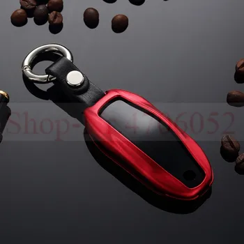 Aluminum Alloy Car Key Case Shell Cover with Key Chain for Tesla Model 3 Premium Aluminum Metal
Aluminum Alloy Car Key Case Shell Cover with Key Chain for Tesla Model 3 Premium Aluminum Metal