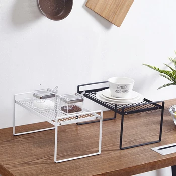 Wrought Iron Kitchen Storage Rack Metal Cupboard Storage Shelf Non-Skid Spice Rack Single Layer Kitchenware Organizer
Wrought Iron Kitchen Storage Rack Metal Cupboard Storage Shelf Non-Skid Spice Rack Single Layer Kitchenware Organizer