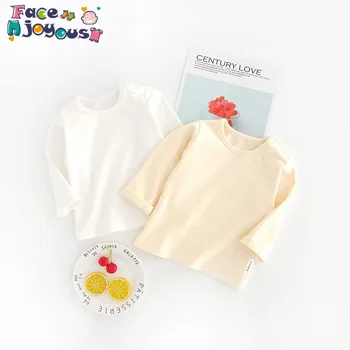 2019 Autumn Children O-neck Long Sleeve Solid T Shirt Baby Shirt Children Girl Bottoming Top Blouse Kids Infant Blouse Cotton 
2019 Autumn Children O-neck Long Sleeve Solid T Shirt Baby Shirt Children Girl Bottoming Top Blouse Kids Infant Blouse Cotton