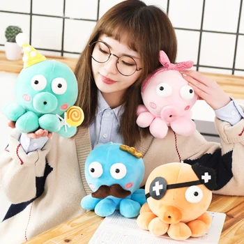 Candice guo plush toy cartoon sea aniaml pirate octopus squid ball pendant birthday gift 1pc 
Candice guo plush toy cartoon sea aniaml pirate octopus squid ball pendant birthday gift 1pc