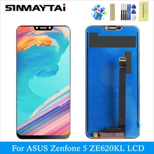 Écran tactile lcd de remplacement, pour ASUS ZenFone 5 2018 Gamme ZE620KL, noir 2018 Gamme ZE620KL=