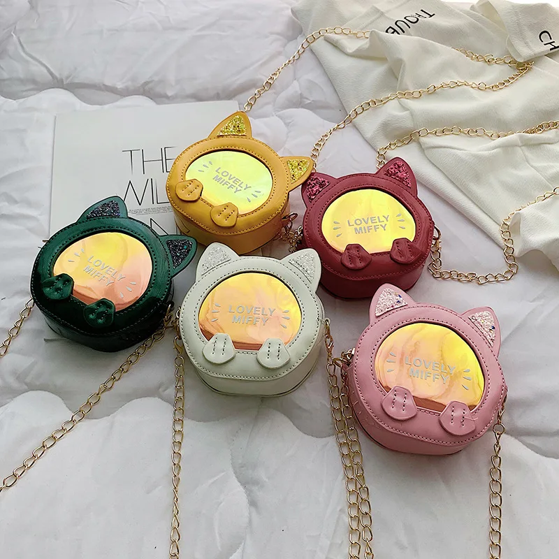 Korean-style Children Bag 2020 New Style Fashion Children Fashion Laser Sequin Small round Bag Textured Crossbody Bag
Korean-style Children Bag 2020 New Style Fashion Children Fashion Laser Sequin Small round Bag Textured Crossbody Bag