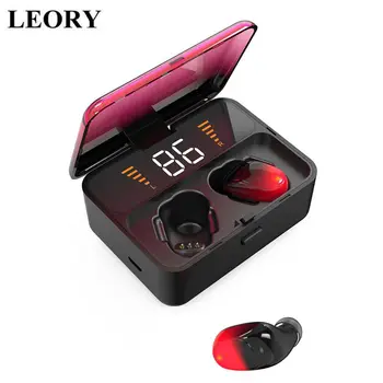 LEORY TWS bluetooth 5.0 Earphone IPX5 Waterproof Headsets HiFi Wireless Stereo 2000mAh Power Bank Smart Touch Earbuds with Mic
LEORY TWS bluetooth 5.0 Earphone IPX5 Waterproof Headsets HiFi Wireless Stereo 2000mAh Power Bank Smart Touch Earbuds with Mic