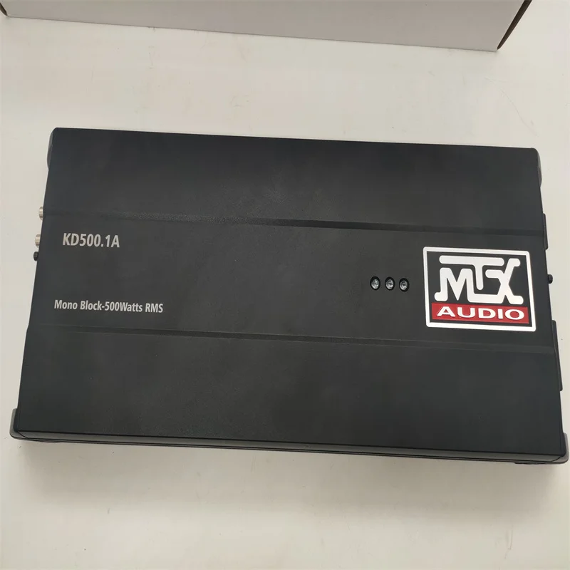 

Free Shipping 1 Pc MTX KD 500.1A Car Audio Speaker Power Car Amplifier Class A/B 1 Channels Black Made In U.S.A