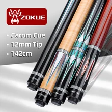 ZOKUE Carom Stick Professional Carom Billiard Cue Korean 3 Cushion Cue Carom Cue Taper 12mm Tip 142 cm Libre Cue with Case
ZOKUE Carom Stick Professional Carom Billiard Cue Korean 3 Cushion Cue Carom Cue Taper 12mm Tip 142 cm Libre Cue with Case