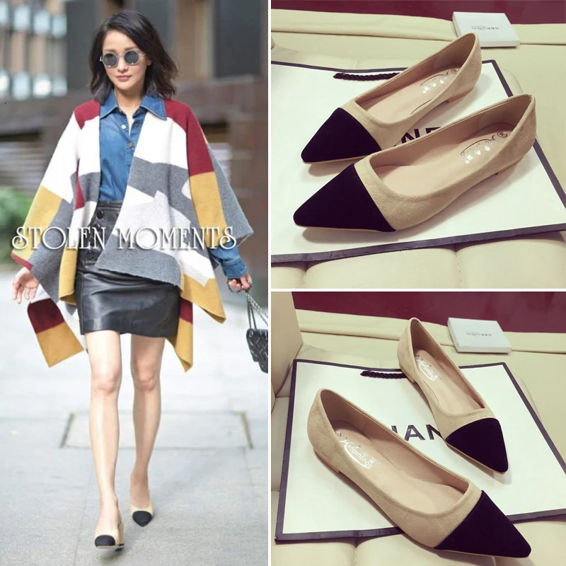 Flats Women pointed toe moccasins flock mixed color ballet flats 2019new all-match four season shoes student shallow espadrilles
Flats Women pointed toe moccasins flock mixed color ballet flats 2019new all-match four season shoes student shallow espadrilles