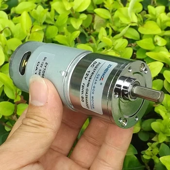 37MM Micro 555 Full Metal Gear Motor DC 6V~12V 80RPM Slow Speed High Torque Gear Reducer DC Motor Forward and Reverse Motor
37MM Micro 555 Full Metal Gear Motor DC 6V~12V 80RPM Slow Speed High Torque Gear Reducer DC Motor Forward and Reverse Motor