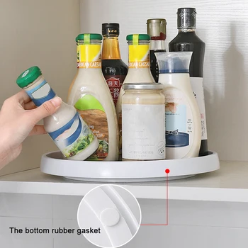 360 Degree Rotating 2Tier Spices Fruit Tray Turning Table Rotatable Desktop Storage Shelf Home Kitchen Storage Rack Stand Holder
360 Degree Rotating 2Tier Spices Fruit Tray Turning Table Rotatable Desktop Storage Shelf Home Kitchen Storage Rack Stand Holder