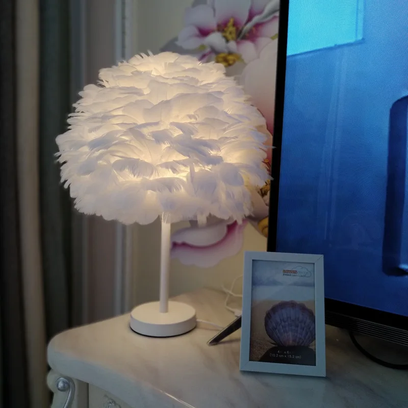 Beside Table Lamp Elegant Feather Lamp Beside Lamp Nightstand Lights Bedroom Living Room Wedding Birthday Desk Lamp E27 EU Plug
Beside Table Lamp Elegant Feather Lamp Beside Lamp Nightstand Lights Bedroom Living Room Wedding Birthday Desk Lamp E27 EU Plug