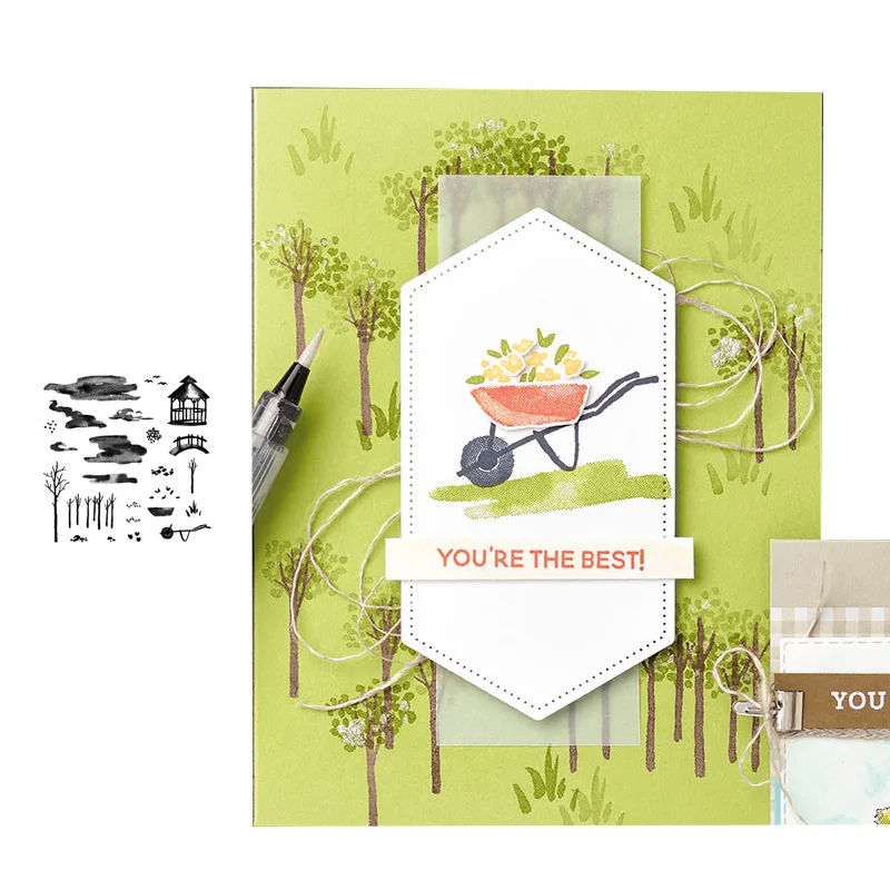 JC Clear Rubber Stamp Countryside Beaut Wooden Bridge Silicone Seals Scrapbooking Sheet Paper Model Card Make Craft Decoration
JC Clear Rubber Stamp Countryside Beaut Wooden Bridge Silicone Seals Scrapbooking Sheet Paper Model Card Make Craft Decoration