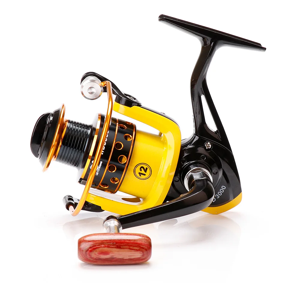 VTAVTA 12 Bearing Metal Spinning Fishing Reels Baitcasting 5.21 Bait Casting Fishing Wheel Spool Reel Fishing Accessories Sea 07