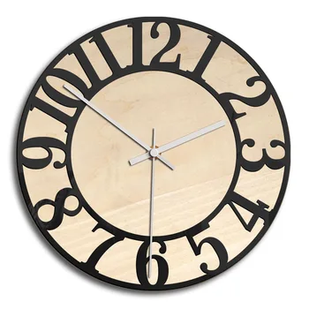 Wooden Dial Plate Art Wall Clock With Digital Number Quartz Movement Creative Clock
Wooden Dial Plate Art Wall Clock With Digital Number Quartz Movement Creative Clock