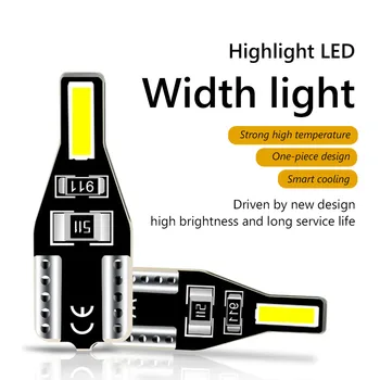 Error Free Wedge Bulbs T10 7020SMD LED Enduring Car Durable Parts Components for Car Map Dome Side Marker Light
Error Free Wedge Bulbs T10 7020SMD LED Enduring Car Durable Parts Components for Car Map Dome Side Marker Light