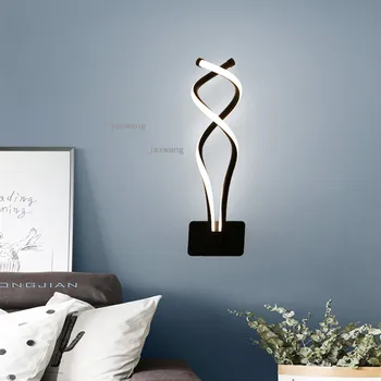 Nordic Simple LED Art Wall Lamps Modern Iron Wall Lights Beside Bedroom Sconces Lighting Living Room Wall Lamp Light Fixtures
Nordic Simple LED Art Wall Lamps Modern Iron Wall Lights Beside Bedroom Sconces Lighting Living Room Wall Lamp Light Fixtures