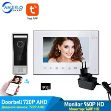 Smart Home 720P Doorbell Viewer 7 inch Video Intercom System PIR Motion Detection Tuya Remote Control For Home Security
Smart Home 720P Doorbell Viewer 7 inch Video Intercom System PIR Motion Detection Tuya Remote Control For Home Security
