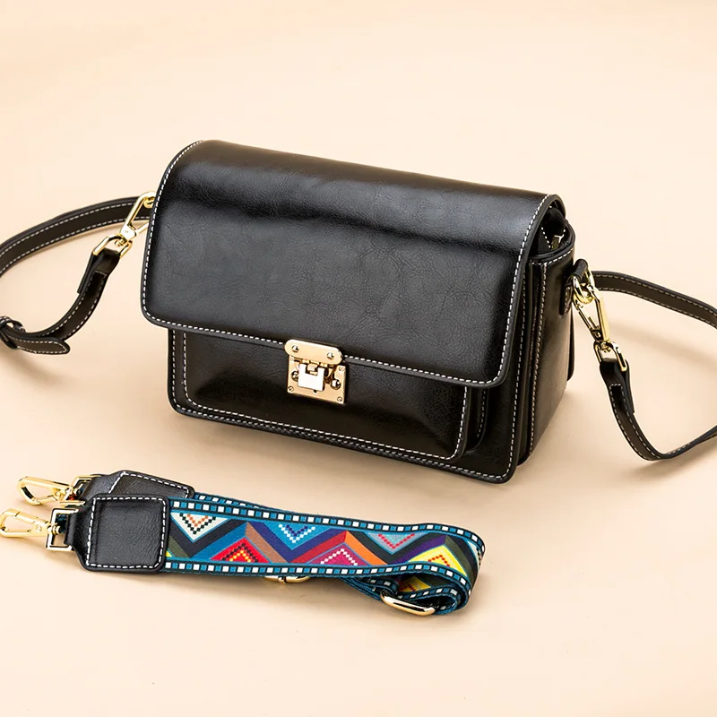 WOMEN'S Leather Bags Shoulder Bag 2019 New Style Oil Wax Cowhide Fashion Small K Casual Summer Broadband Fashion Brand Bag
WOMEN'S Leather Bags Shoulder Bag 2019 New Style Oil Wax Cowhide Fashion Small K Casual Summer Broadband Fashion Brand Bag