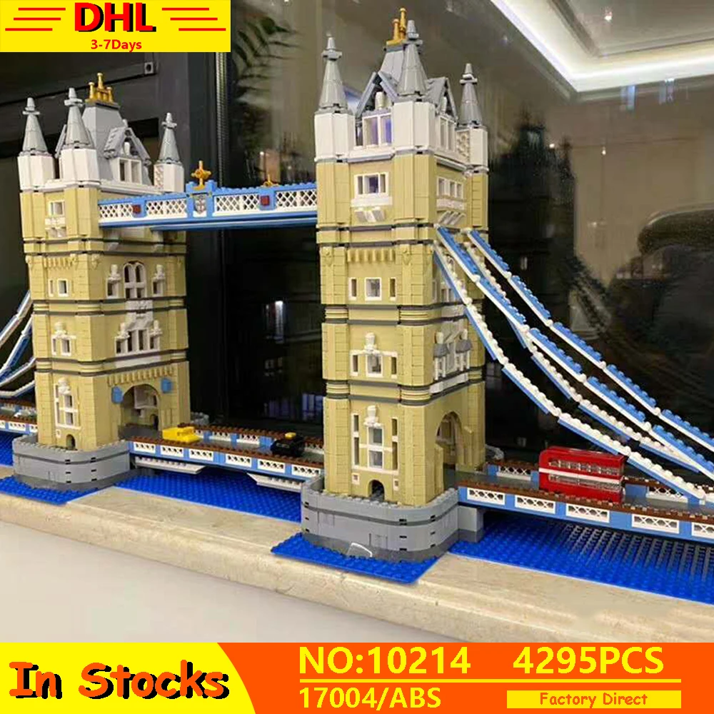 IN STOCK City Series Creator London Bridge Expert Tower Figure Building Blocks Bricks Compatible 10214 Toys for Children Gifts
IN STOCK City Series Creator London Bridge Expert Tower Figure Building Blocks Bricks Compatible 10214 Toys for Children Gifts