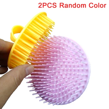 2pcs/set Bath Head Spa Scalp Massager Resin Washing Shampoo Brush Styling Tool Shower Handheld Soft Hair Comb Dandruff Cleaning 
2pcs/set Bath Head Spa Scalp Massager Resin Washing Shampoo Brush Styling Tool Shower Handheld Soft Hair Comb Dandruff Cleaning
