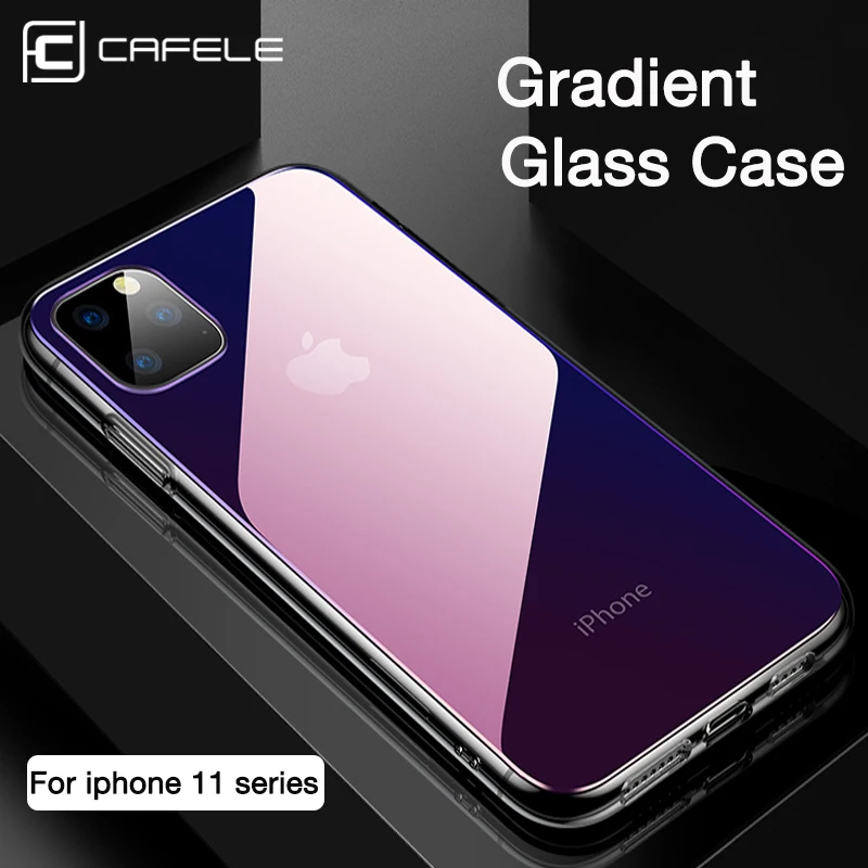 CAFELE Gradient Glass Case for iPhone 11 pro max Cover Soft Edge Tempered Glass Back Case for Apple iPhone 11 pro Anti-scratch
CAFELE Gradient Glass Case for iPhone 11 pro max Cover Soft Edge Tempered Glass Back Case for Apple iPhone 11 pro Anti-scratch