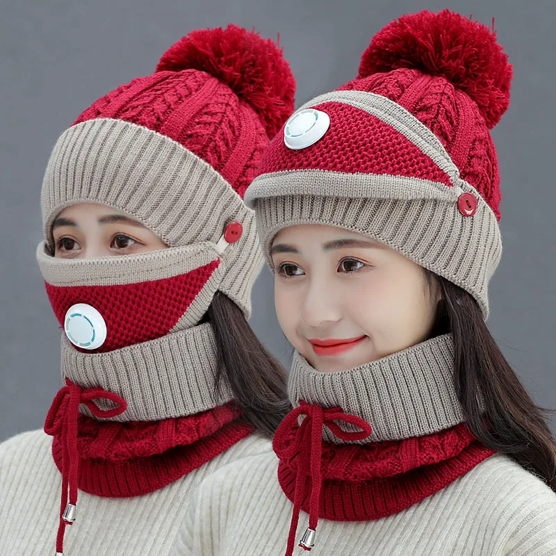 2020 Newest Design Warm Winter Hat Set Wool knitting Neck Scarf Cap with Mask Elastic Think Caps Anti Cold Cap Set
2020 Newest Design Warm Winter Hat Set Wool knitting Neck Scarf Cap with Mask Elastic Think Caps Anti Cold Cap Set