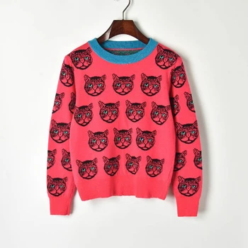Tiger Animal Print Sweater Women Fall Winter Warm Pink Knitted Sweaters Loose Fashion Fuzzy Turtleneck Jumper Pullover Clothes
Tiger Animal Print Sweater Women Fall Winter Warm Pink Knitted Sweaters Loose Fashion Fuzzy Turtleneck Jumper Pullover Clothes