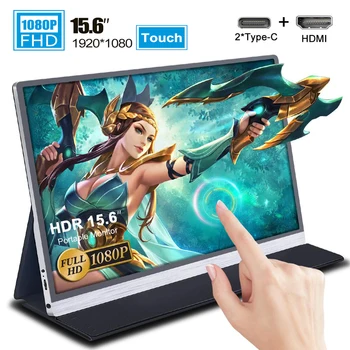 15.6 inch 1080p type c Touch monitor miniHD 1920x1080 touchscreen display with Leather case for laptop phone computer MacBook NS
15.6 inch 1080p type c Touch monitor miniHD 1920x1080 touchscreen display with Leather case for laptop phone computer MacBook NS