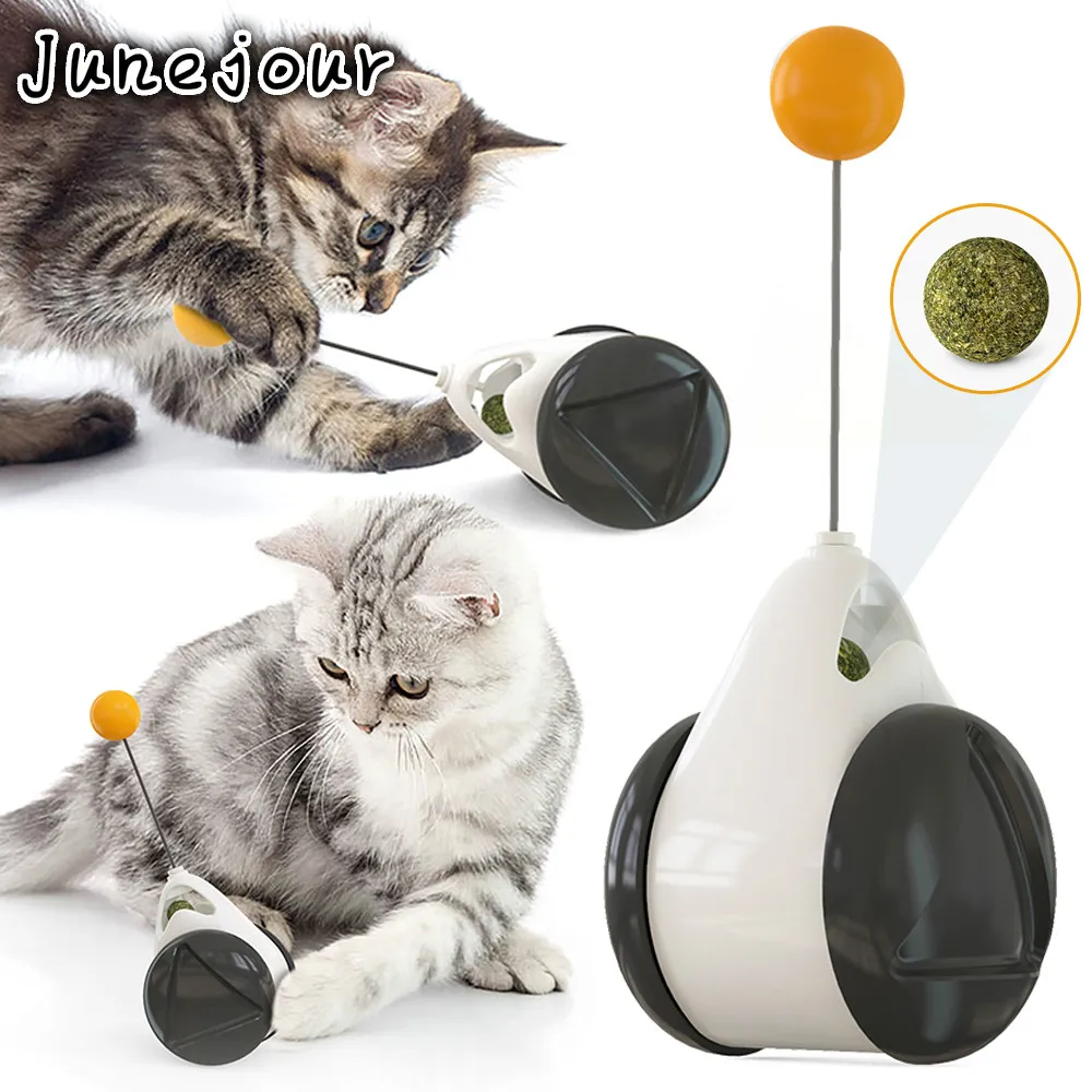 Tumbler Swing Toys for Cats Kitten Interactive Balance Car Cat Chasing Toy With Catnip Funny Pet Products Smart Cat Toy
Tumbler Swing Toys for Cats Kitten Interactive Balance Car Cat Chasing Toy With Catnip Funny Pet Products Smart Cat Toy