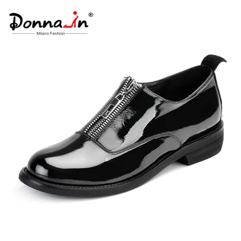 Donna-in Leather Women Loafers Shoes with Zip Black White Round Toe Flats Ladies Shoes Pigskin Lining Casual 2020 Spring Summer
Donna-in Leather Women Loafers Shoes with Zip Black White Round Toe Flats Ladies Shoes Pigskin Lining Casual 2020 Spring Summer