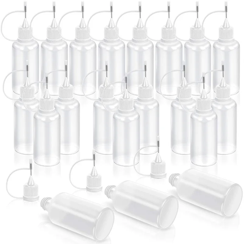 20 Pcs Precision Tip Applicator Bottle, Empty Applicator Glue Bottle for Small Gluing Projects, Paper Quilling DIY Craft, Acryli
20 Pcs Precision Tip Applicator Bottle, Empty Applicator Glue Bottle for Small Gluing Projects, Paper Quilling DIY Craft, Acryli
