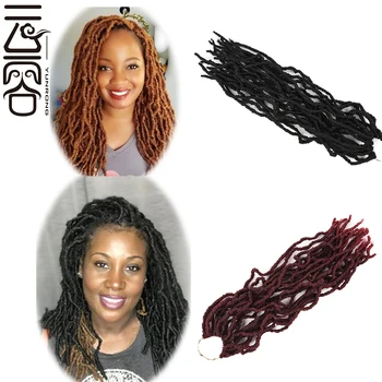 YunRong Nu Locs Low Temperature Flame Retardant Sythetic Fiber Hair 18 inches 21 strands Crochet Hair Extension For Black Women
YunRong Nu Locs Low Temperature Flame Retardant Sythetic Fiber Hair 18 inches 21 strands Crochet Hair Extension For Black Women