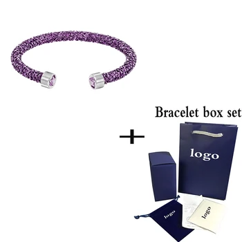 SWA 2019 Unique Fashion New CRYSTALDUST CUFF Single Ring Crystal Bracelet Shiny Crystal Women's Jewelry For Girlfriend Best Gift 
SWA 2019 Unique Fashion New CRYSTALDUST CUFF Single Ring Crystal Bracelet Shiny Crystal Women's Jewelry For Girlfriend Best Gift