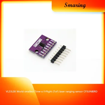 Official smarian VL53L0X World smallest Time-o f-Flight (ToF) laser ranging sensor CFSUNBIRD
Official smarian VL53L0X World smallest Time-o f-Flight (ToF) laser ranging sensor CFSUNBIRD