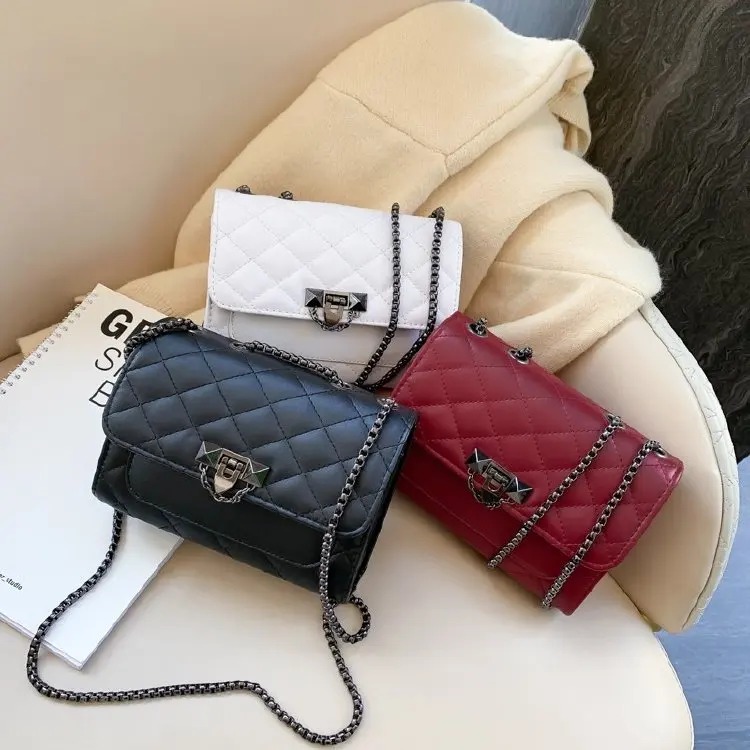 2019 Autumn And Winter New Style WOMEN'S Bag Small Bag Textured Versatile Shoulder Bag Korean-style Graceful Rhombus Chain Shoul
2019 Autumn And Winter New Style WOMEN'S Bag Small Bag Textured Versatile Shoulder Bag Korean-style Graceful Rhombus Chain Shoul