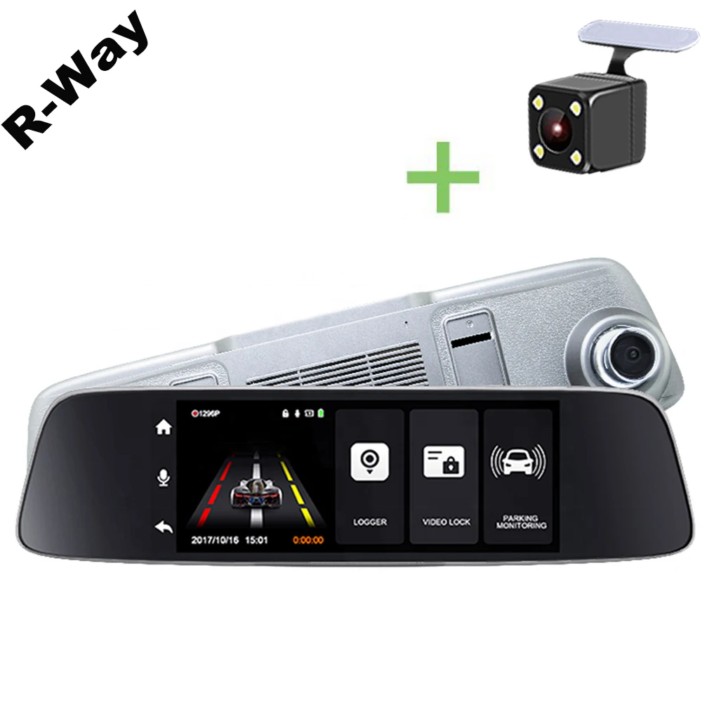 R-Way 2019 1080P Интеллектуальный рекордер 7 0 дюймов 2.5D ips сенсорный экран приборная