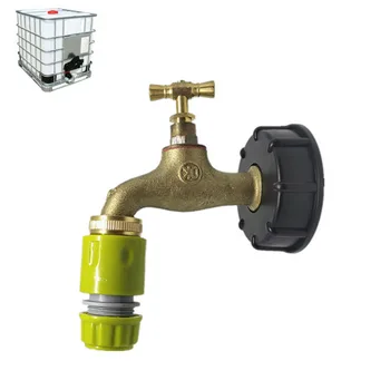 IBC S60X6 Water Tank Outlet 1/2'' Brass Tap Fitting/Connector/Adapter Tap Outlet High Quality And Eco-friendly W Quick Connector
IBC S60X6 Water Tank Outlet 1/2'' Brass Tap Fitting/Connector/Adapter Tap Outlet High Quality And Eco-friendly W Quick Connector