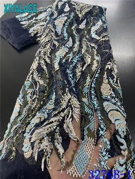 Luxury lace fabric high quality handmade beads embroidery Fashion french african lace for african party lace fabric 3276b 
Luxury lace fabric high quality handmade beads embroidery Fashion french african lace for african party lace fabric 3276b