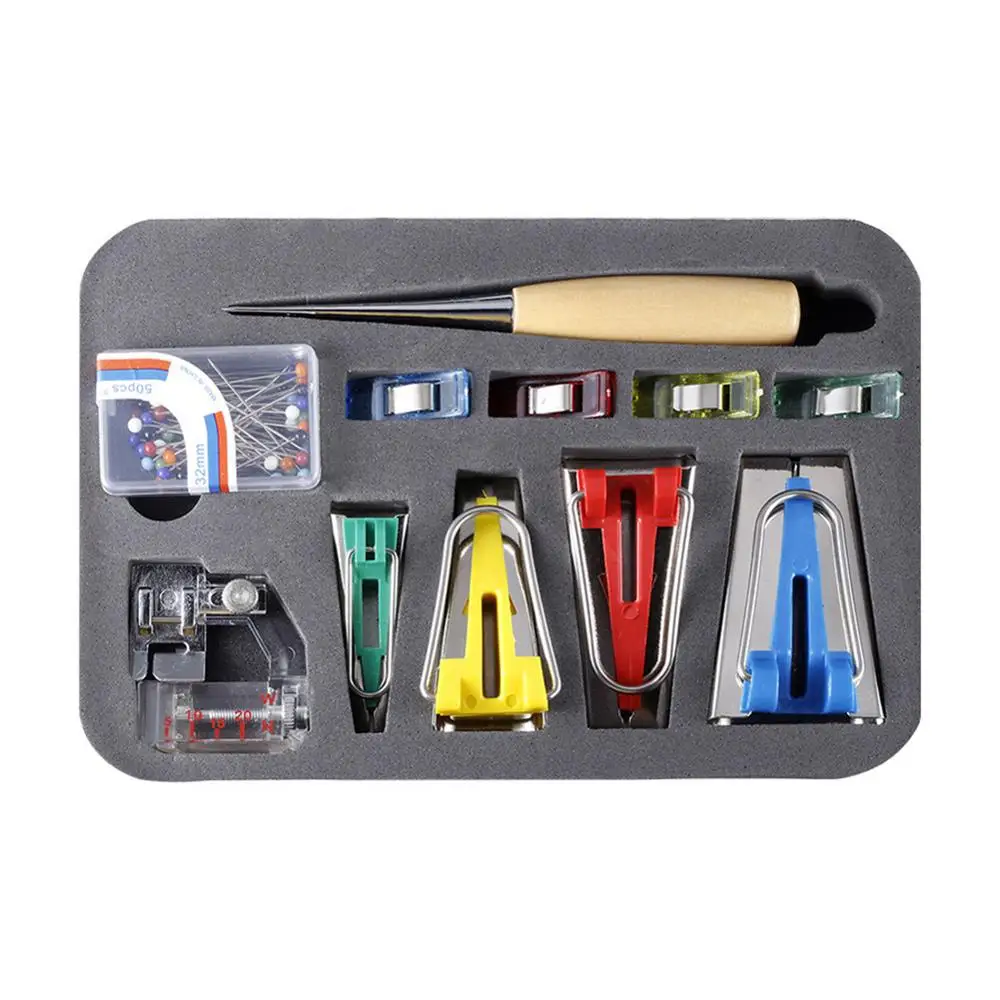 Sewing Machine Tools sets DIY Patchwork Quilting Tool Binding Sew Multifunction Sewing Bias Tape Maker Set
Sewing Machine Tools sets DIY Patchwork Quilting Tool Binding Sew Multifunction Sewing Bias Tape Maker Set