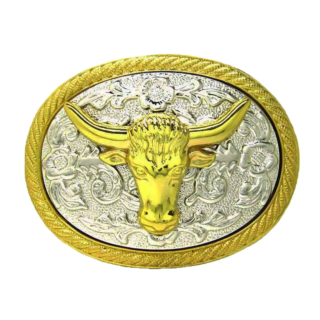 Retro Zinc Alloy Western Belt Buckle Antique Cow Head Buckle Men's AccessorieS Retro Zinc Alloy Western Belt Buckle Antique Cow Head Buckle Men's AccessorieS