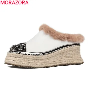 MORAZORA 2020 hot sale genuine leather platform shoes comfortable flat heel round toeslip-on leisure women boots winter
MORAZORA 2020 hot sale genuine leather platform shoes comfortable flat heel round toeslip-on leisure women boots winter