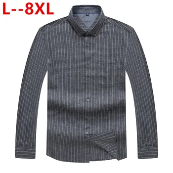 Plus 8XL 6XL 5XL casual spring luxury striped long sleeve slim fit men shirt streetwear social dress shirts mens fashions jersey
Plus 8XL 6XL 5XL casual spring luxury striped long sleeve slim fit men shirt streetwear social dress shirts mens fashions jersey