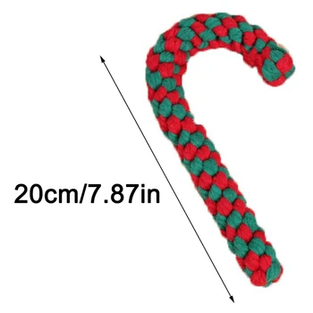 7 Pcs Christmas Candy Canes Cotton Rope Dog Molar Toys Cute Carton Doll Soft 67JB
7 Pcs Christmas Candy Canes Cotton Rope Dog Molar Toys Cute Carton Doll Soft 67JB