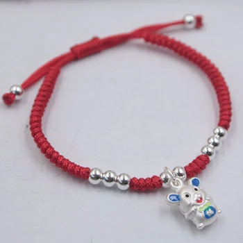 Solid 925 Sterling Silver Bracelet For Women Men Baby Zodiac Mouse Year Lucky Chain Silver 925 Original 16cmL 
Solid 925 Sterling Silver Bracelet For Women Men Baby Zodiac Mouse Year Lucky Chain Silver 925 Original 16cmL