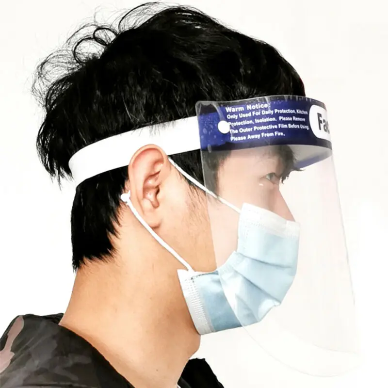 Full Face Shield Mask Clear Flip Up Visor oil fume Protection Safety Work Guard Transparent Anti-Fog Safety Isolation Breathable
Full Face Shield Mask Clear Flip Up Visor oil fume Protection Safety Work Guard Transparent Anti-Fog Safety Isolation Breathable