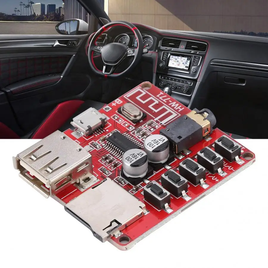 MP3 Bluetooth Car Motherboard Speaker Board Lossless Decoder Board Amplifier Board preamp microphone Amplifier Module
MP3 Bluetooth Car Motherboard Speaker Board Lossless Decoder Board Amplifier Board preamp microphone Amplifier Module