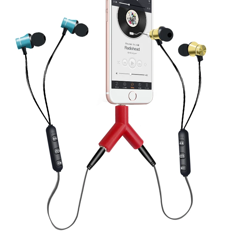 3.5mm Earphone Adapter Double Jack Adapter Plug Stereo Headphone Splitter for PC/MP3 Smartphone Player Audio Cables
3.5mm Earphone Adapter Double Jack Adapter Plug Stereo Headphone Splitter for PC/MP3 Smartphone Player Audio Cables