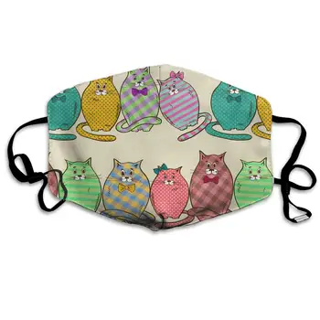 Colorful Patterned Cats Washable Reusable Mask, Cotton Anti Dust Half Face Mouth Mask For Kids Teens Men Women With Adjustable
Colorful Patterned Cats Washable Reusable Mask, Cotton Anti Dust Half Face Mouth Mask For Kids Teens Men Women With Adjustable