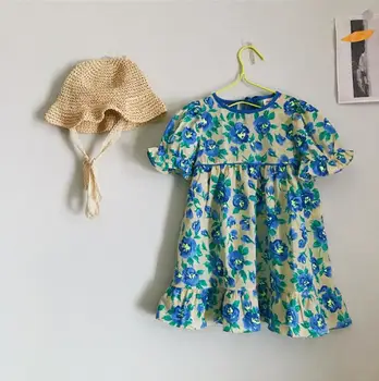 2020 new girls printed dress summer cotton linen fashion girls dresses 2-7 years HO503
2020 new girls printed dress summer cotton linen fashion girls dresses 2-7 years HO503
