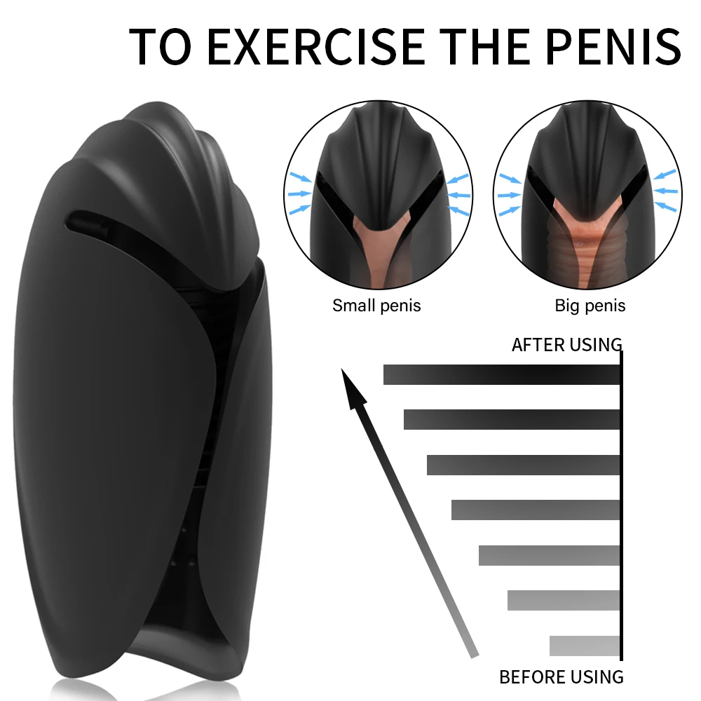 Glans Vibrator Sex Toys For Men Penis Trainer Male Masturbator Cup Delay Ejaculation Stimulate Glans Vibrating Massager Pussy (9)